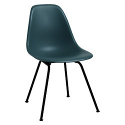 Vitra Eames DSX 43cm Side Chair Ocean / Black